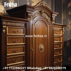 Designer Wardrobe Design with Mirror Finish No-12213