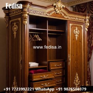 Modern Wardrobe Design with Sleek Storage No-12222