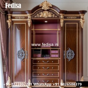 Elegant Wardrobe Design with Sleek Finish No-12256