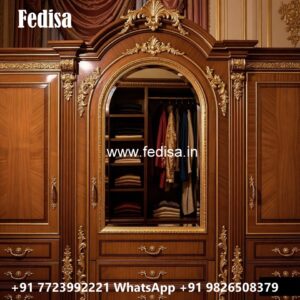 Elegant Wardrobe Design with Custom Shelves No-12277
