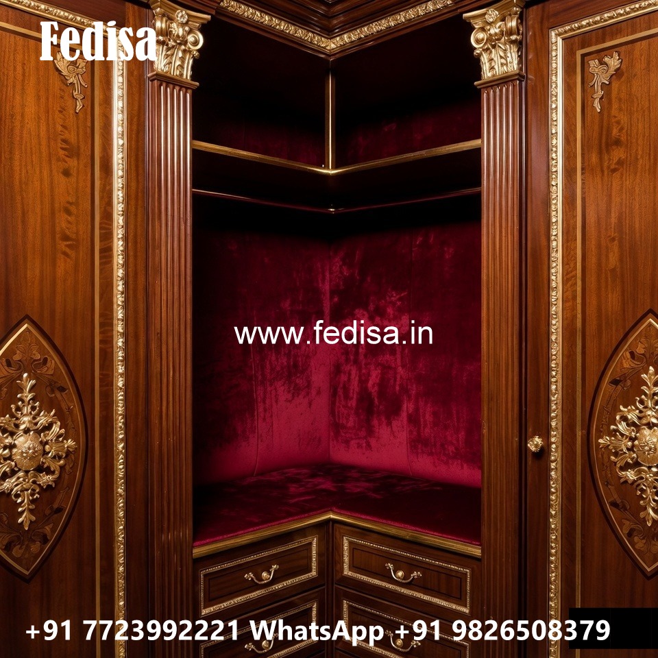 Elegant Wardrobe Design with LED Accents No-12287