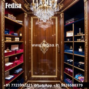 Modern Wardrobe Design with Sliding Glass Doors No-12288