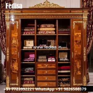 Contemporary Wardrobe Design with Elegant Lines No-12293