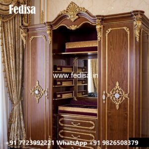 Contemporary Wardrobe Design with Glass Finish No-006