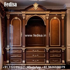 Stunning Wardrobe Design with Decorative Panels No-026