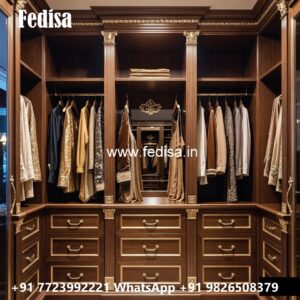 Modern Wardrobe Design with Hidden Storage No-041