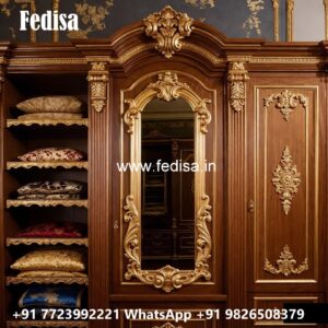 Luxury Wardrobe Design with Decorative Lighting No-055