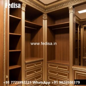 Elegant Wardrobe Design with Custom Layout No-096