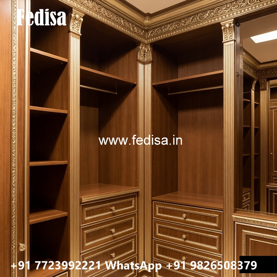 Elegant Wardrobe Design with Custom Layout No-096