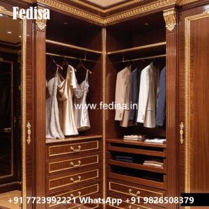 Wooden Wardrobe Design with Modern Appeal No-114