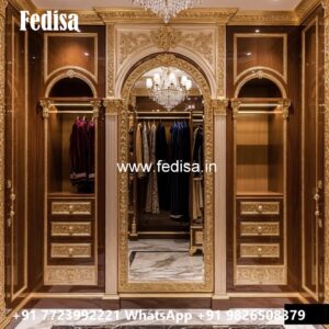 Elegant Wooden Wardrobe Design Trends No-136