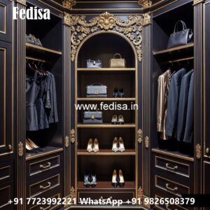 Premium Wardrobe Design with Glass Finish No-137