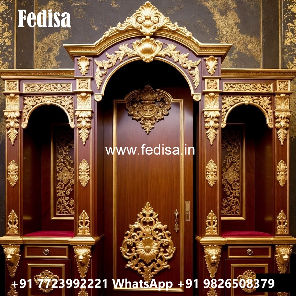 Elegant Wardrobe Design with Rich Texture No-142