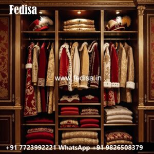 Modern Wardrobe Design with Custom Features No-149