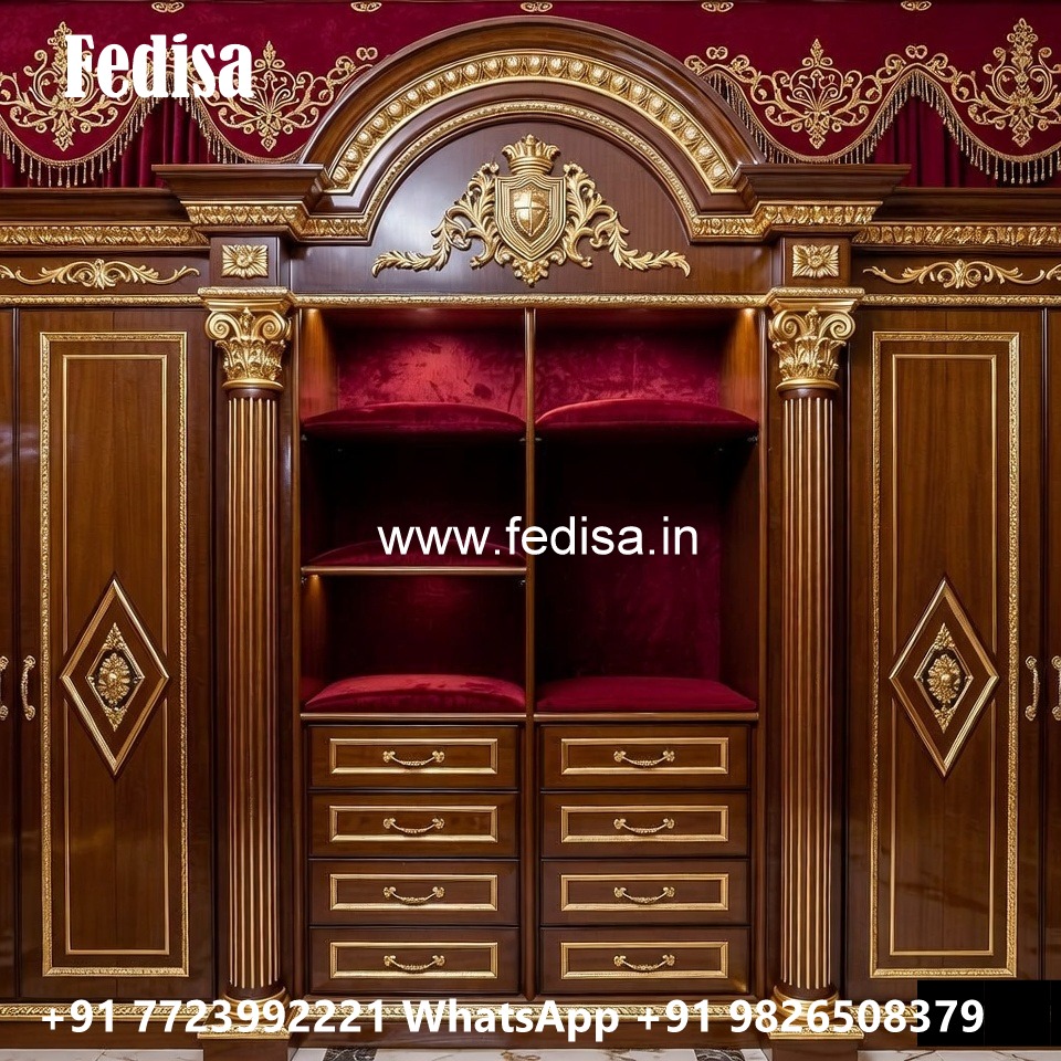 Modern Wardrobe Design with Elegant Decor No-158