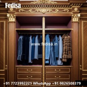 Contemporary Wardrobe Design with Stylish Details No-167