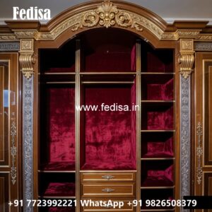 Elegant Wardrobe Design with Custom Shelves No-172