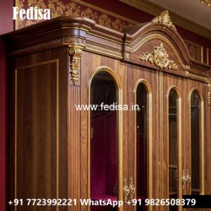 Stylish Wardrobe Design for Spacious Bedrooms No-174