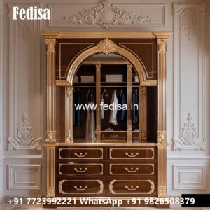 Luxury Wooden Wardrobe Design for Bedrooms No-176