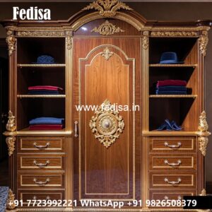 Modern Wardrobe Design with Sliding Glass Doors No-183