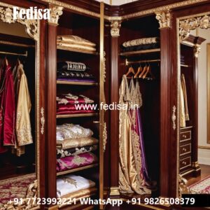 Stylish Wardrobe Design with Luxury Details No-205