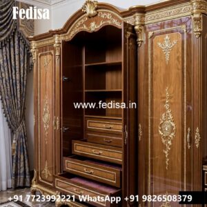 Modern Wardrobe Design with Decorative Panels No-211