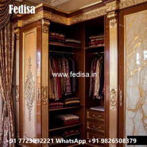 Wardrobe Design Ideas with Wooden Elegance No-224