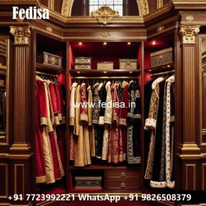 Luxury Wardrobe Design for Spacious Bedrooms No-228