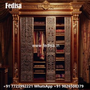 Smart Wardrobe Design with Elegant Storage No-230