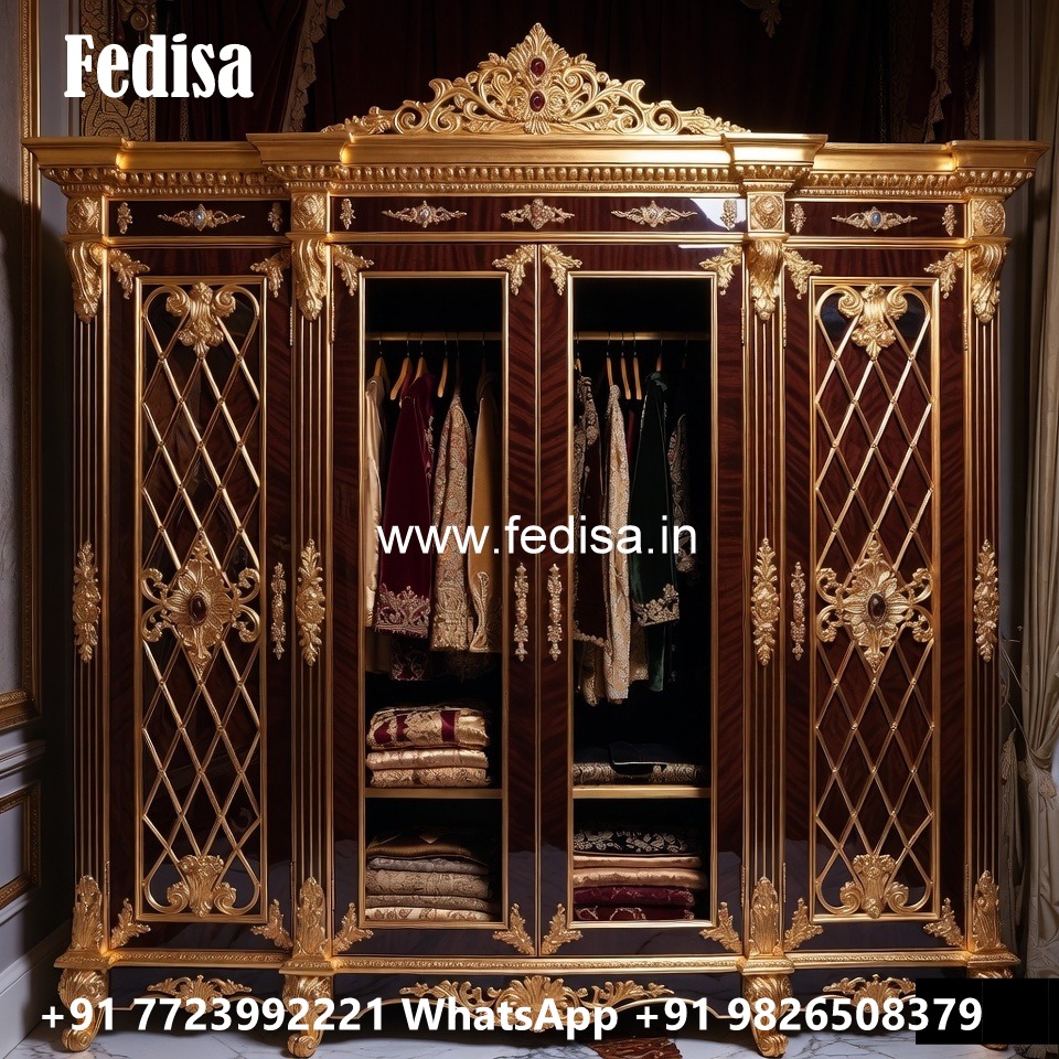 Premium Sliding Wardrobe Design with Mirrors No-232