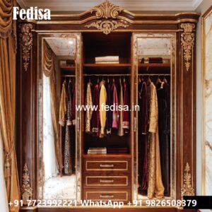 Luxury Wardrobe Design with Contemporary Layout No-238