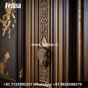 Stylish Sliding Wardrobe Design with Glass Finish No-243
