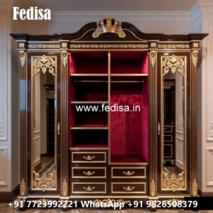 Contemporary Wardrobe Design with Sleek Doors No-245