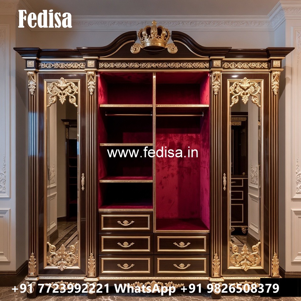 Contemporary Wardrobe Design with Sleek Doors No-245