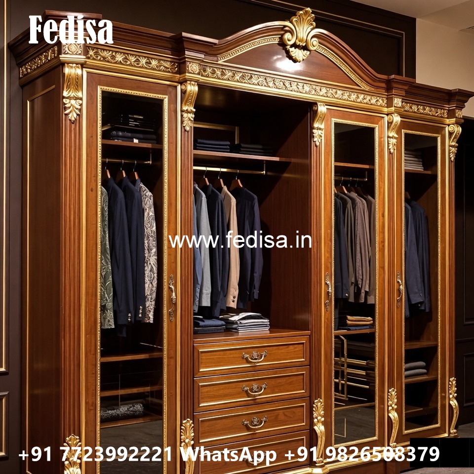 Wardrobe Design Ideas with Premium Texture No-252