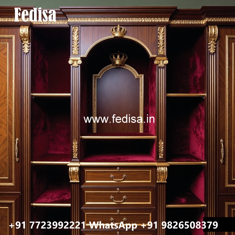 Modern Wardrobe Design with Elegant Shelving No-262