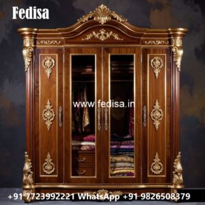 Stylish Wardrobe Design with Custom Features No-270