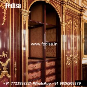 Premium Wardrobe Design with Elegant Wooden Finish No-282