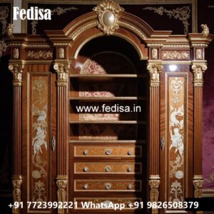 Elegant Wardrobe Design with Modern Mirror Finish No-287