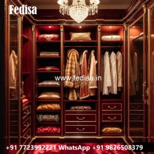 Stylish Wardrobe Design with Luxury Storage Features No-299