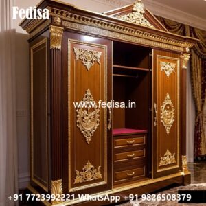 Classic Wardrobe Design with Elegant Detailing No-621