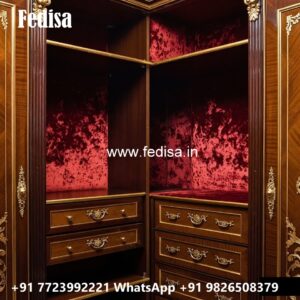 Royal Wooden Wardrobe Design Ideas No-624