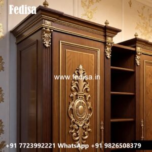 Elegant Wooden Wardrobe Design Concepts No-627