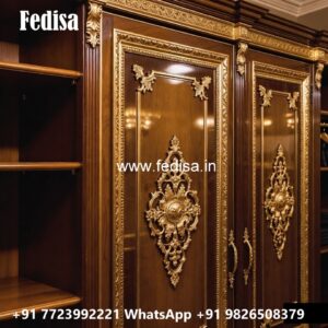 Luxury Classic Wardrobe with Mirror Panels No-658