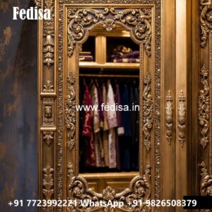 Luxury Classic Wardrobe with Decorative Doors No-667