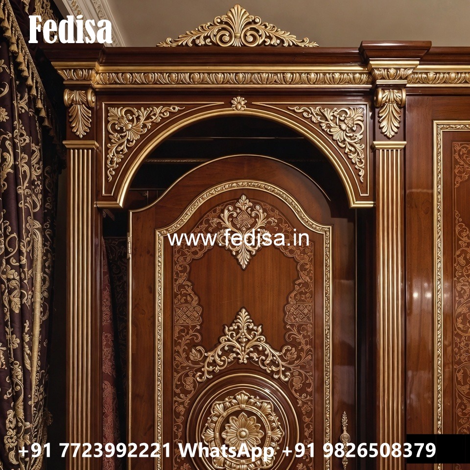 Classic Closet Design with Decorative Mirrors No-684