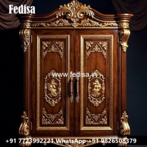 Traditional Wooden Wardrobe with Luxury Finish No-689