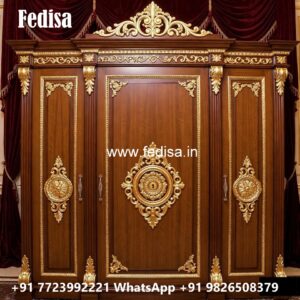 Classic Wardrobe Design with Artistic Details No-691