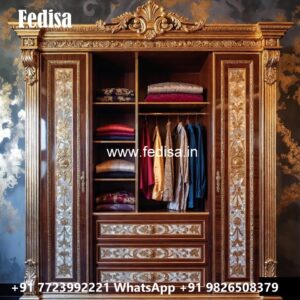 Elegant Wardrobe Design with Traditional Style No-698