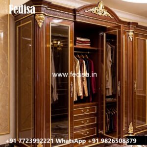 Royal Wardrobe Design with Premium Wood No-711